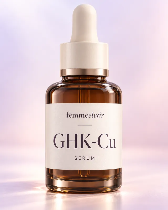 GHK-Cu Copper Peptide Serum — concept packaging